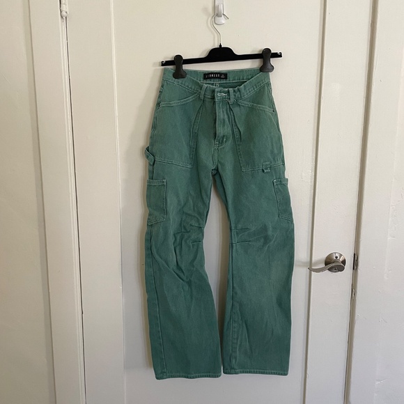 LIONESS MIAMI VICE PANT FOREST GREEN SIZE XS - Picture 7 of 11